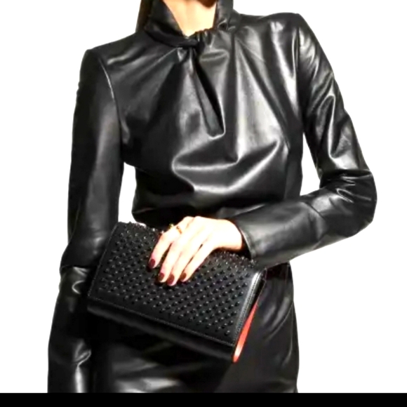 Christian louboutin paloma clutch.  Used like new condition. - Picture 1 of 16